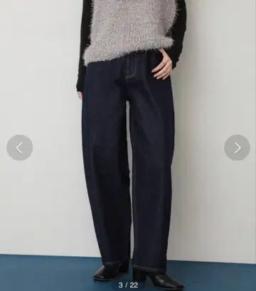 센스 오브 플레이스 커브 데님 S 네이비