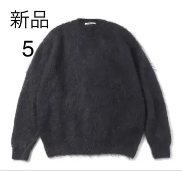 AURALEE BRUSHED SUPER KID MOHAIR KNIT 5