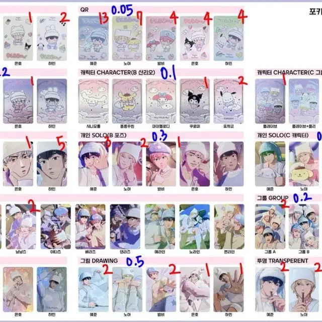 플레이브 플뿌 플뿌우 앨범 포카 양도