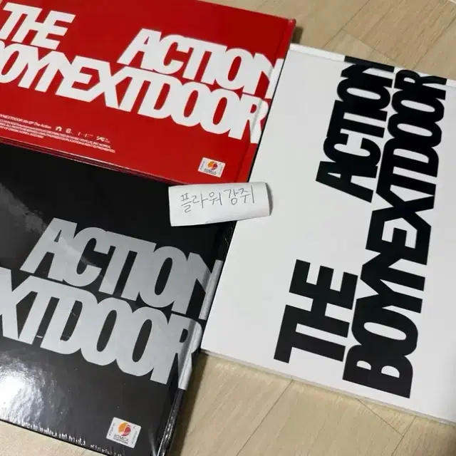 보넥도 디액션 미개봉앨범 일반반 3종 + 위버스특전 + 이디야엽서