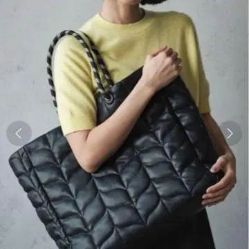 퀼팅 빅 토트백 파우치 포함 타카쿠 나오코 미사용