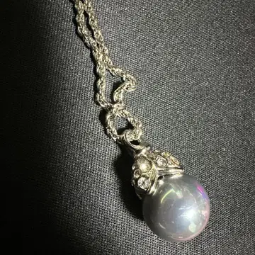 실버 925 구체 펜던트 목걸이