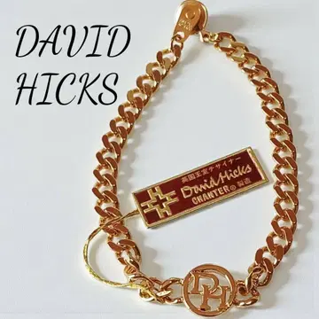 미사용 DAVIDHICKS 데이비드 힉스 골드 체인 팔찌