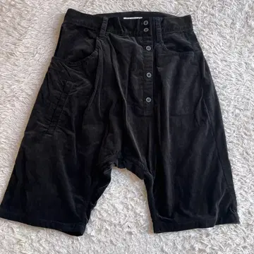 츠모리치사토 코듀로이 사루엘 팬츠 블랙 프리