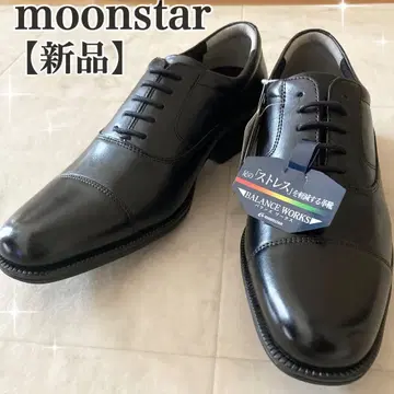[ 새상품 ] 천연 가죽 moonstar 밸런스 웍스 비즈니스 슈즈 블랙
