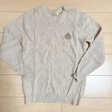 [ TRUSSARDI ] 베이지 스웨터 구제 의류 골프