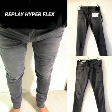 REPLAY HYPER FLEX 스키니 데님 32/32