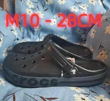 크록스 샌들 바야밴드 블랙 그레이 M 10 - 28CM A2