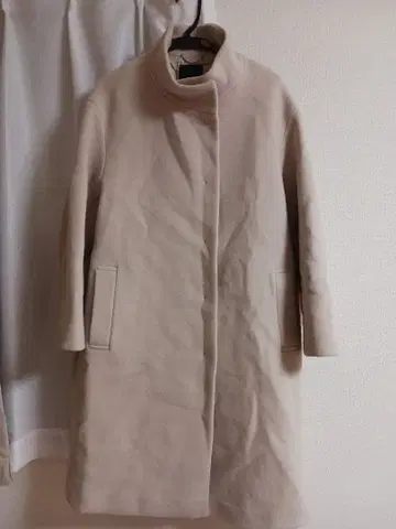 23구 스탠드 카라 코트 46