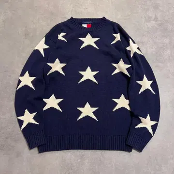 TOMMY HILFIGER 90s cotton star knit