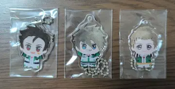 SideM SD 인형 사진 키링 니기노 히데오 키무라 류 신겐 세이지