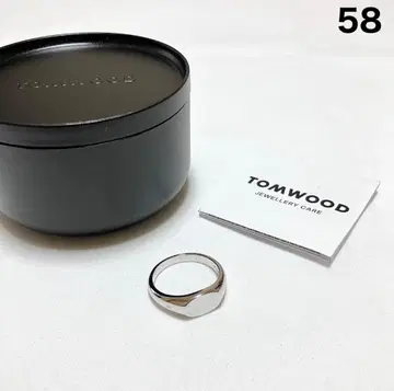 새상품 58 TOM WOOD JOE RING 반지 실버 16321