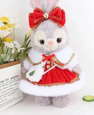 리나벨 코스튬 쿠키안 스텔라루 옷 갈아입기 봉제 인형용 산타 의류