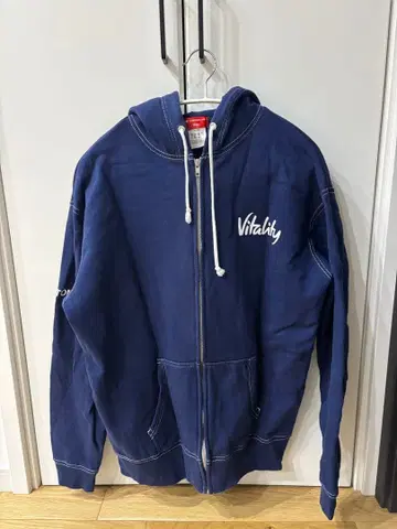 새상품급 vitality 후드티 네이비 L 사이즈
