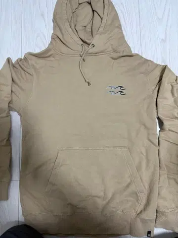 BILLABONG 베이지 후드 부착 후드티