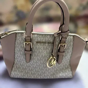 미사용품 MICHAEL KORS 베이지 핸드백 2way