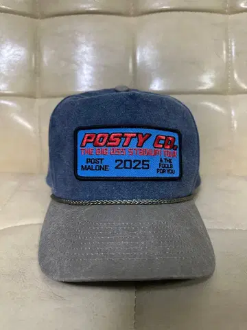 포스트 말론 데님 패치 햇 USA 완판템