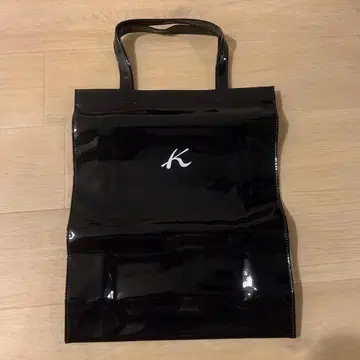 [ 미사용 새상품 ] kitamura 키타무라 에나멜 토트백 바닥 있음