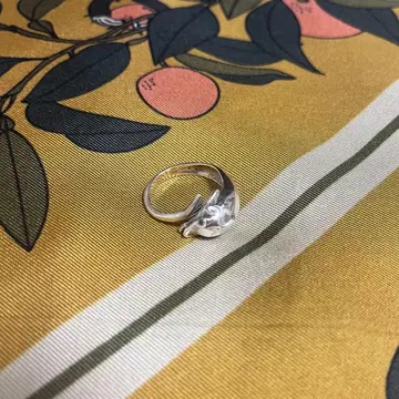 flemington 실버 돌고래 모티브 빈티지 반지