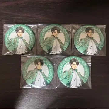 진격의 거인 에스크 리바이 캔뱃지 5점