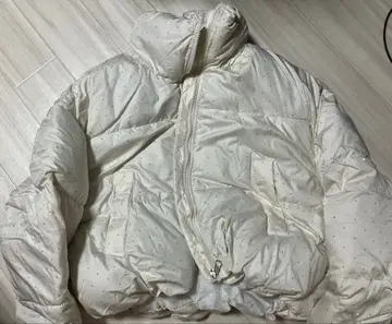 emmy 다운 스톤 블루종 화이트