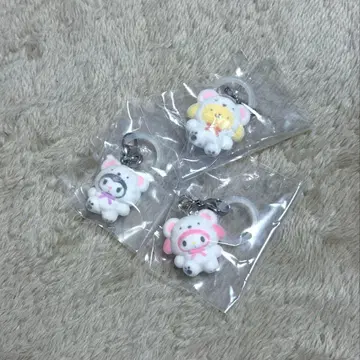 산리오 메지루시 액세서리 포근포근 스노우