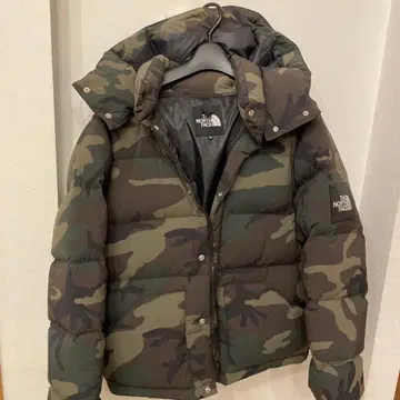 THE NORTH FACE 캠핑 시에라 카모플라쥬 다운 M