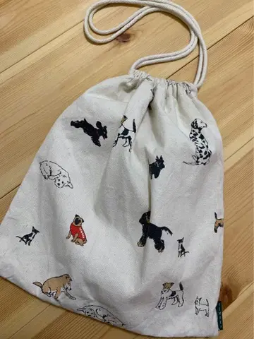 TEMBEA 복조리 도트 패턴 백