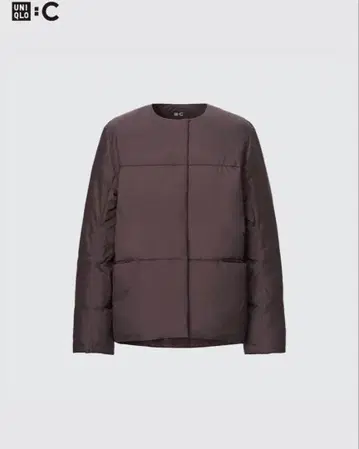 UNIQLO:C 다크 브라운 라이트 다운 자켓 M