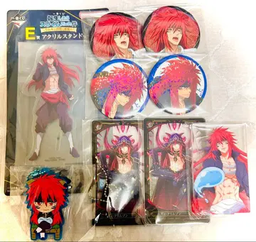 전생슬 기이 크림슨 아크릴 스탠드, 키링, 캔뱃지 세트