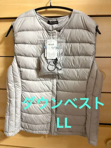 다운 베스트 경량 따뜻한 휴대하기 좋은 가방 포함 LL