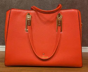 케이트 스페이드 뉴욕 레드 가죽 숄더백