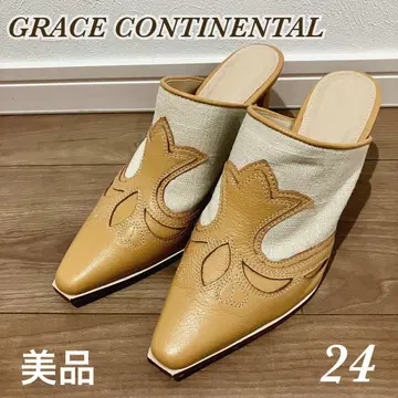 [ 새상품급 ] GRACE CONTINENTAL 웨스턴 뮬 24cm