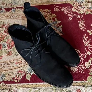 [새상품급] 히미코 스웨이드 처카 부츠 숏부츠 23.5cm 블랙