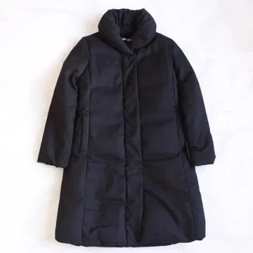 띠어리 루스 다운 코트 L 사이즈 블랙 롱 코트