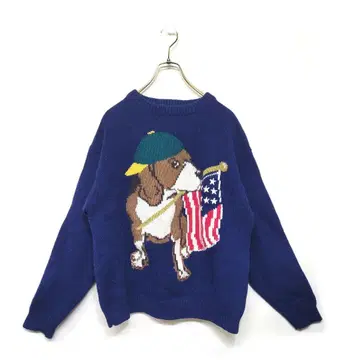 레어 90s vintage EAST BOY BOB BEAGLE 스웨터
