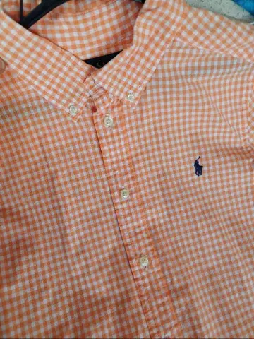 폴로 랄프로렌 오렌지 셔츠 블라우스