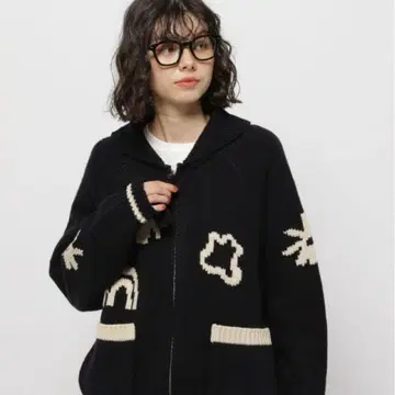 시착만 한 상품 니코앤드 아트 모티브 ZIP 가디건