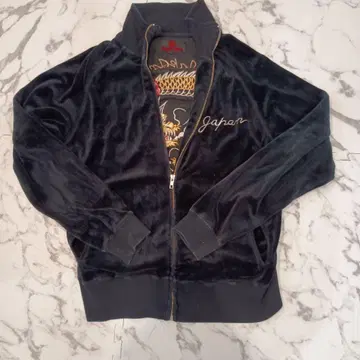 크롭 헤즈 다크 블루 집업 후드티 M