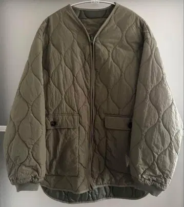 ZARA 퀼팅 자켓 라이너 밀리터리 퀼트 집업