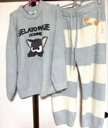 정품 젤라또피케 베비모코 캣 자카드 상하의 세트 라이트 그린