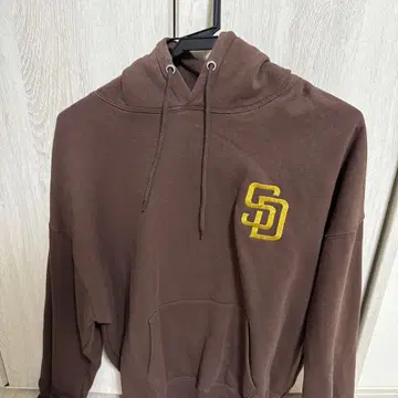 Genuine Merchandise SD 로고 브라운 후드티 L 사이즈