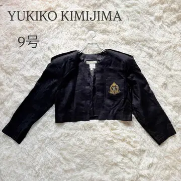 YUKIKO KIMIJIMA 노카라 자켓 9호 와펜 졸업식