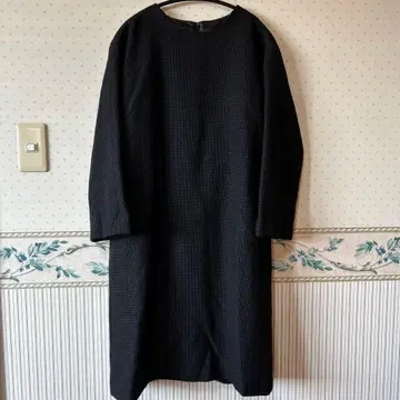 [ 걸림 있음 ] eclat 트위드풍 무릎 기장 원피스 (38)