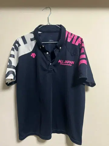 ALL JAPAN 데상트 피케 셔츠 인터하이 한정판