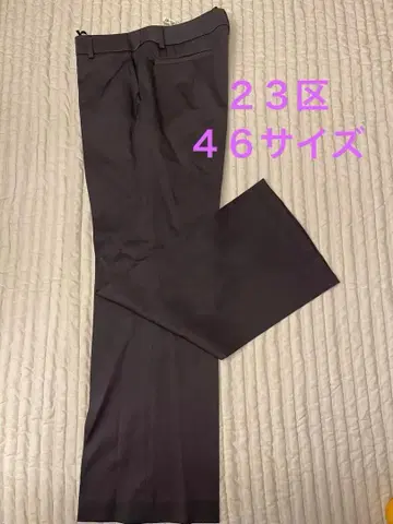 [ 새상품급 ] 온워드23구의 다크 그레이 슬랙스 노턱 46 사이즈