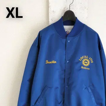 USA제 GAME 나일론 바시티 자켓 블루종 블루 자동차 노조 XL