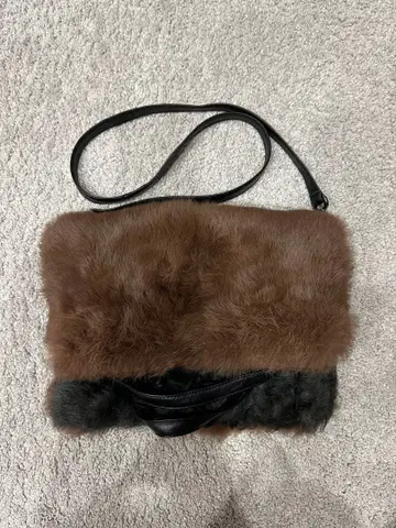 AMACA 3way 리버서블 퍼 숄더백