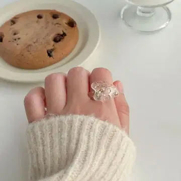 제멋대로인 아기곰 달리는 강아지 반지 골드 (별)