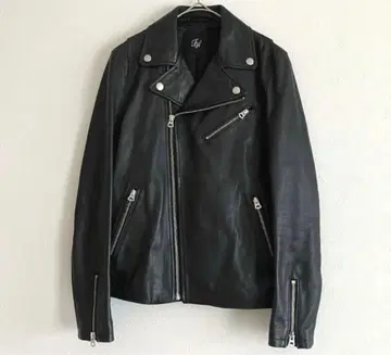 새상품급 FRAMeWORK 램 가죽 천연 가죽 더블 라이더 자켓 36